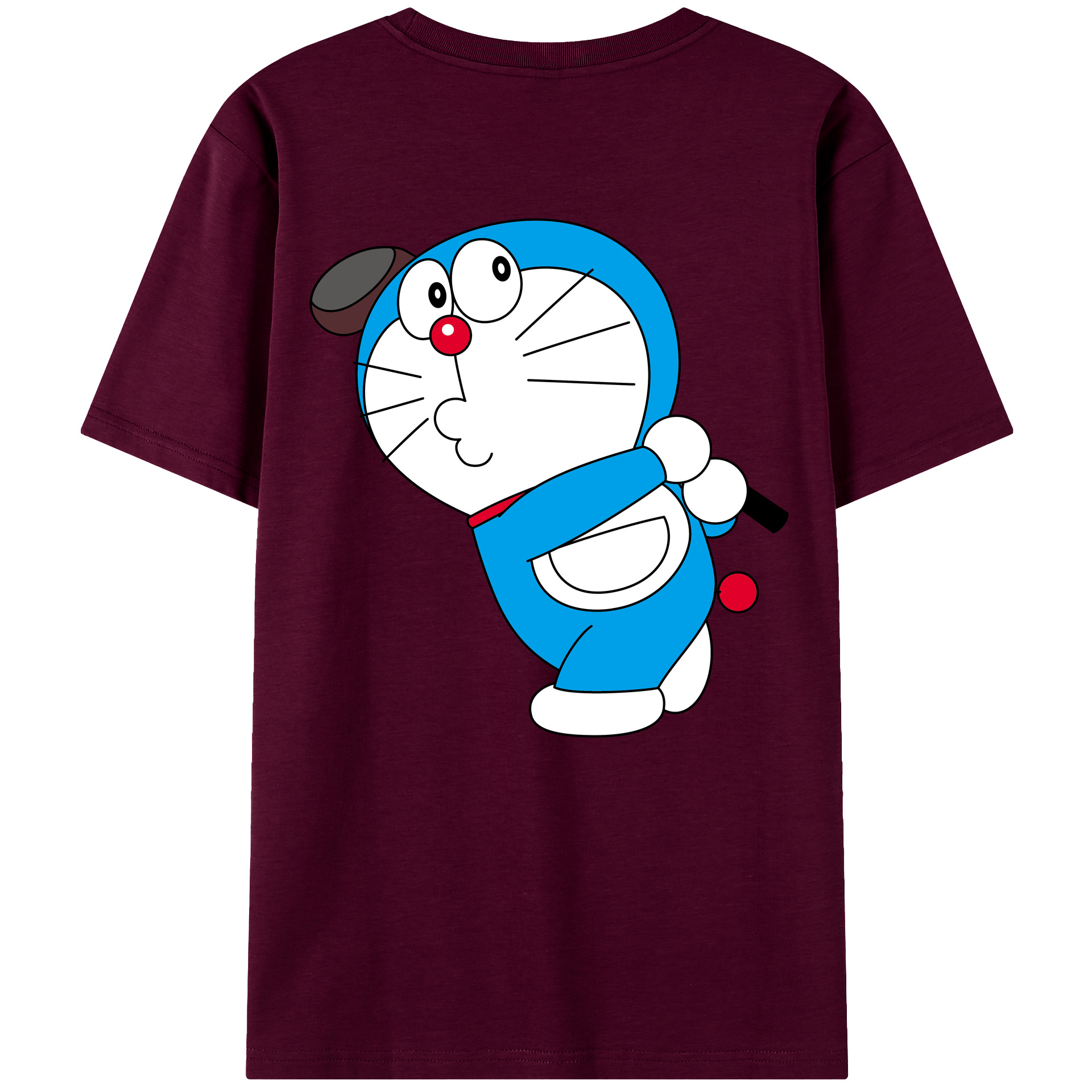 （画像用） ドラえもん Doraemon レディース半袖Tシャツ(バックプリント)